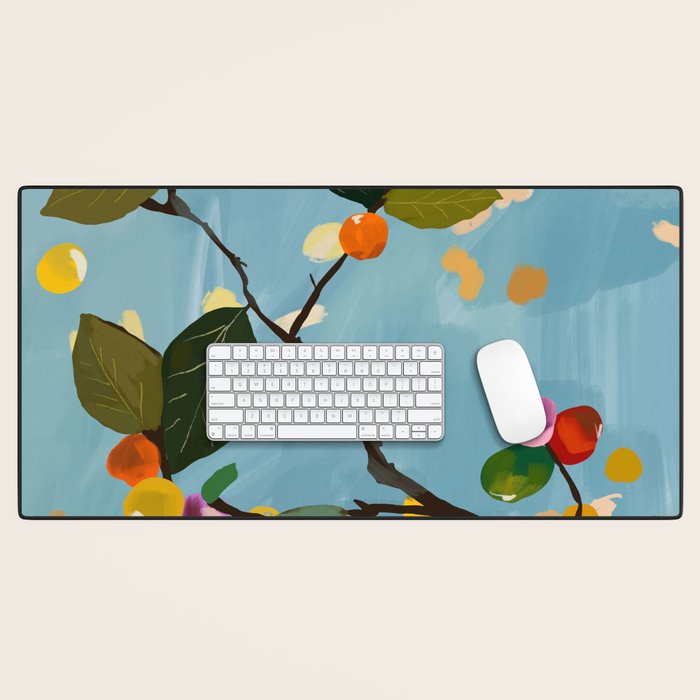 Cherry Fruit Branch I Desk Mat Gallery Image 1