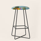 Cherry Fruit Branch I Stool Gallery Image 1