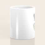 Lavender Flower Illustration Coffee Mug Gallery Image 4