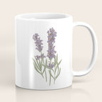 Lavender Flower Illustration Coffee Mug Gallery Image 1
