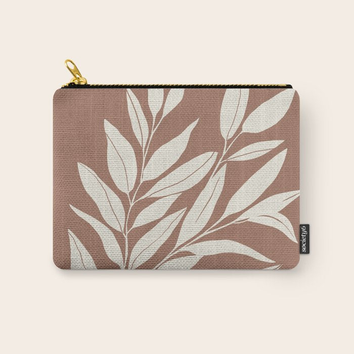 Mocha Branching Simplicity Carry All Pouch Gallery Image 1