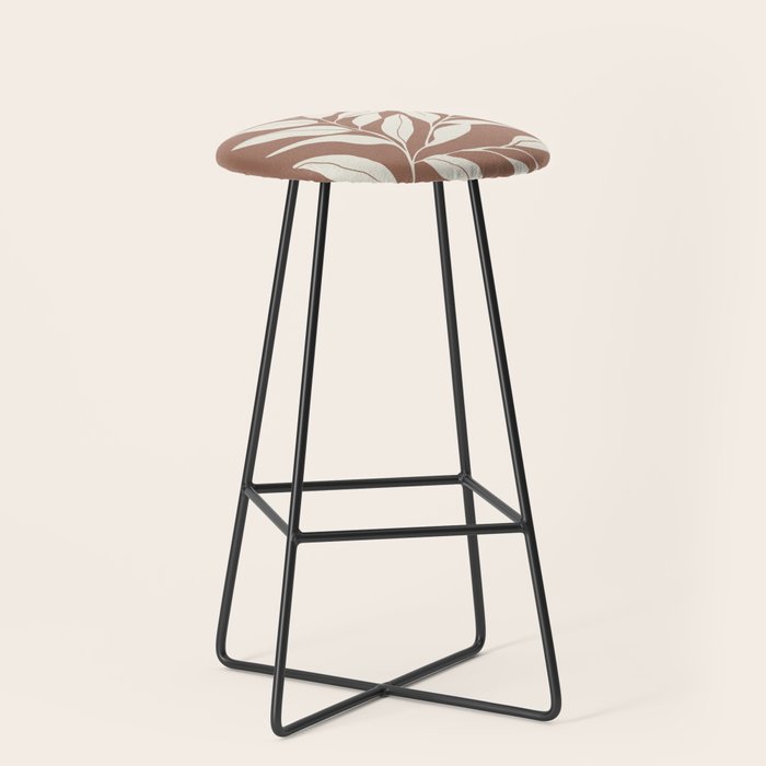 Mocha Branching Simplicity Stool Gallery Image 1