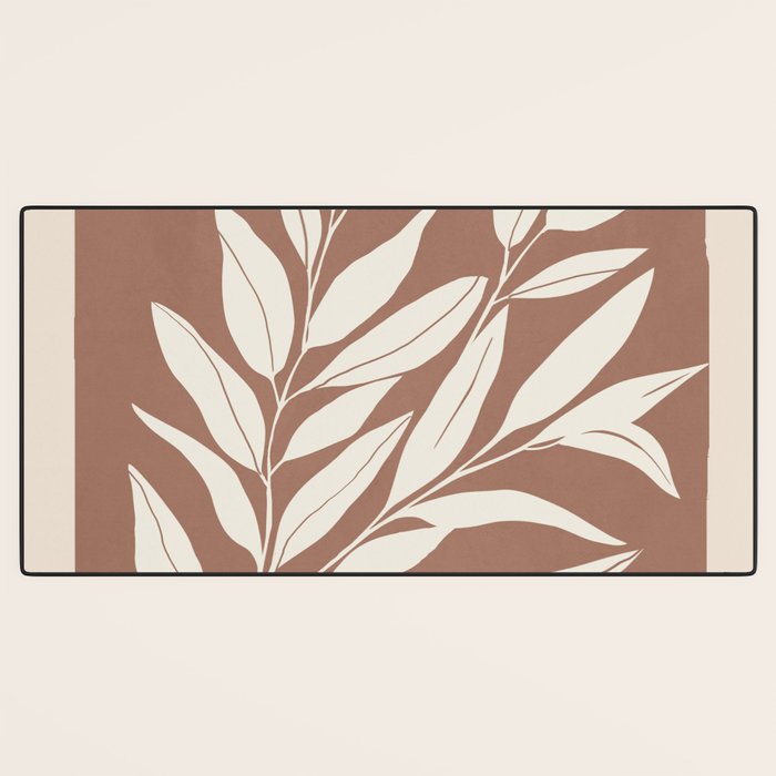 Mocha Branching Simplicity Desk Mat Gallery Image 3