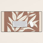 Mocha Branching Simplicity Desk Mat Gallery Image 1