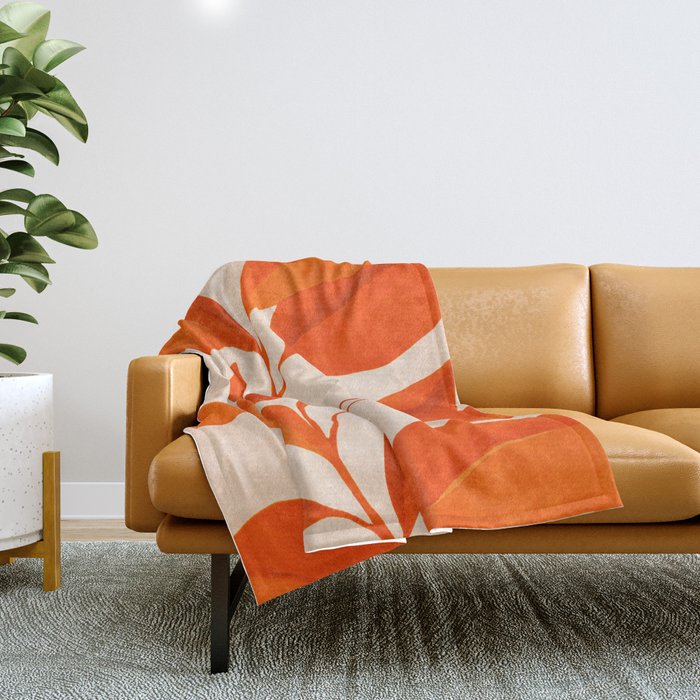 minimal plant 57 Throw Blanket Gallery Image 1