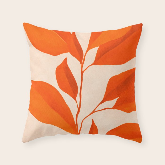 minimal plant 57 Throw Pillow Gallery Image 6