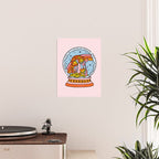 Mushroom Snow Globe Poster Gallery Image 2