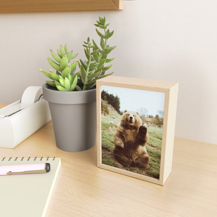 Hi Bear Mini Art Print Gallery Image 2