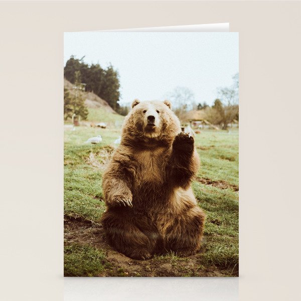 小物入れ Hi Bear Wood Wall Art by beccatapert beccatapert – Society6