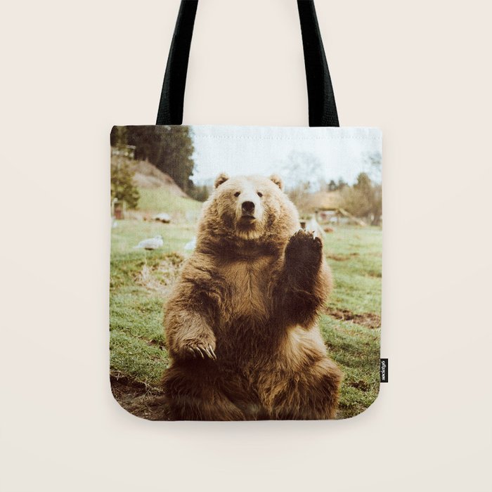 Hi Bear Tote Bag Gallery Image 1