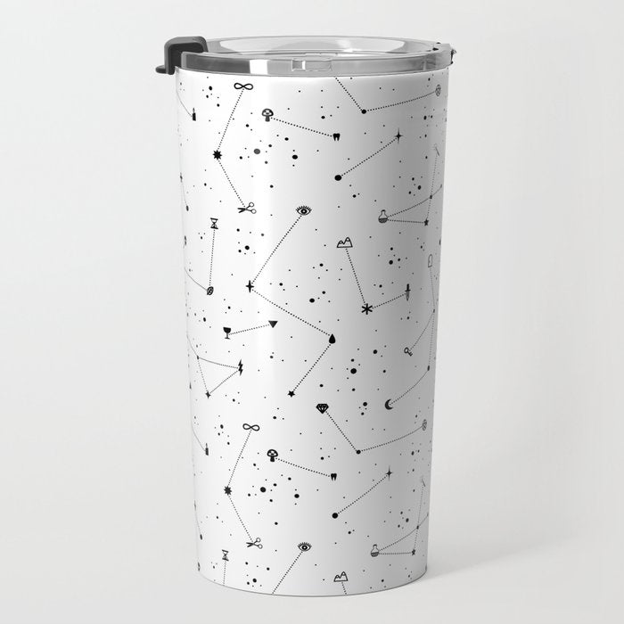 Constellations (White) Travel Mug Gallery Image 3