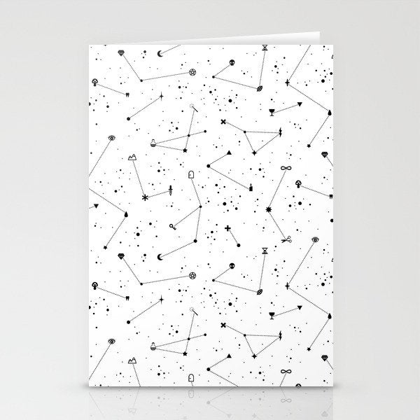 Constellations (White) Stationery Card Gallery Image 2