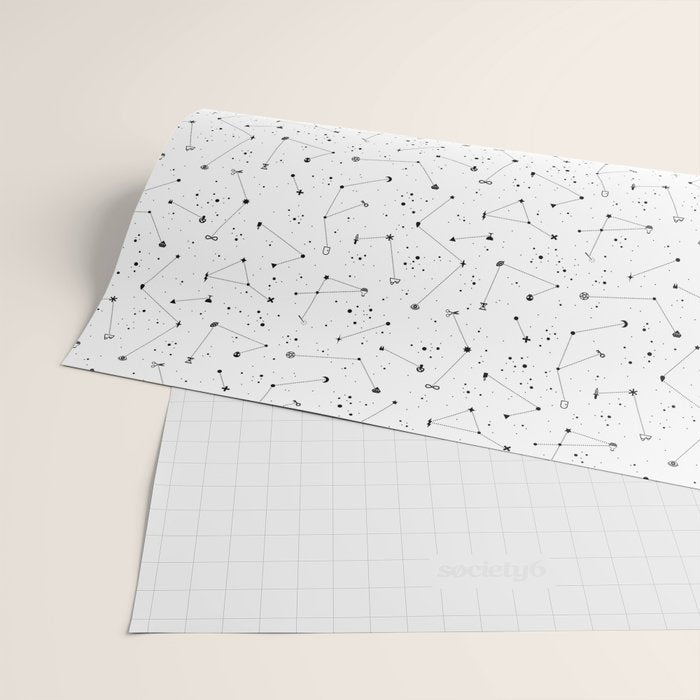 Constellations (White) Wrapping Paper Gallery Image 2