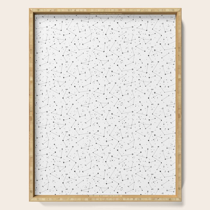 Constellations (White) Serving Tray Gallery Image 1