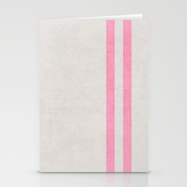 french linen - pink Stationery Card Gallery Image 1