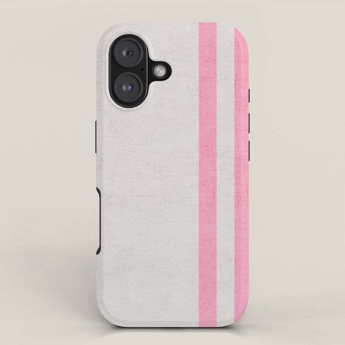 french linen - pink iPhone Case Gallery Image 1