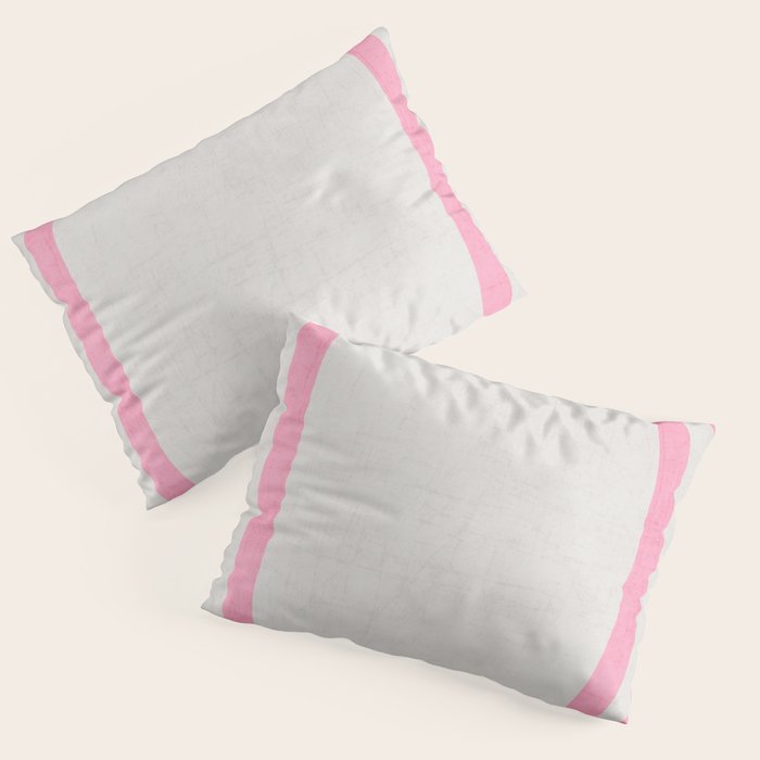 french linen - pink Pillow Sham Gallery Image 3