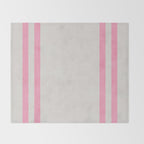 french linen - pink Throw Blanket Gallery Image 2