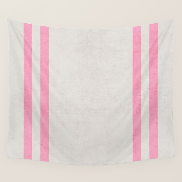french linen - pink Wall Tapestry Gallery Image 1