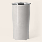 french linen - pink Travel Mug Gallery Image 1