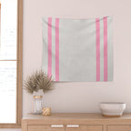 french linen - pink Wall Tapestry Gallery Image 2