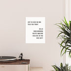 Just In Case No One Told You Today Hello Good Morning You're Amazing I Belive In You Nice Butt Minimal Poster Gallery Image 2