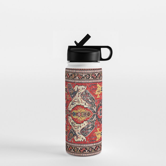 Dragon Sumakh Antique East Caucasus Kuba Rug Print Water Bottle Gallery Image 1