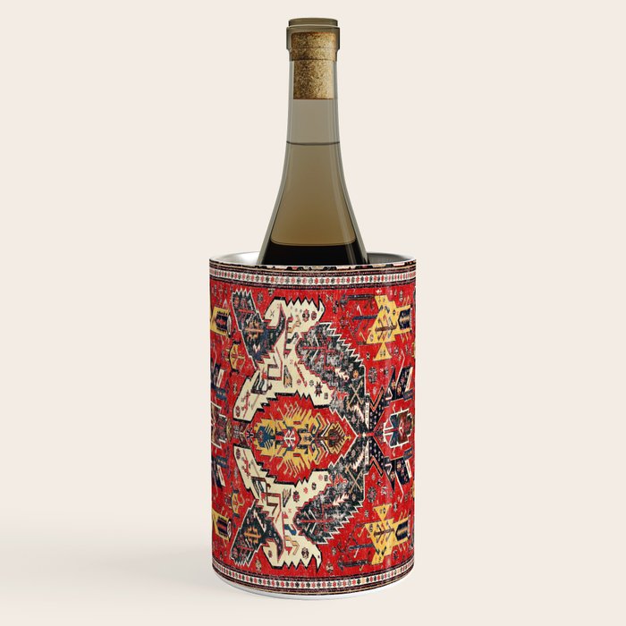 Dragon Sumakh Antique East Caucasus Kuba Rug Print Wine Chiller Gallery Image 1