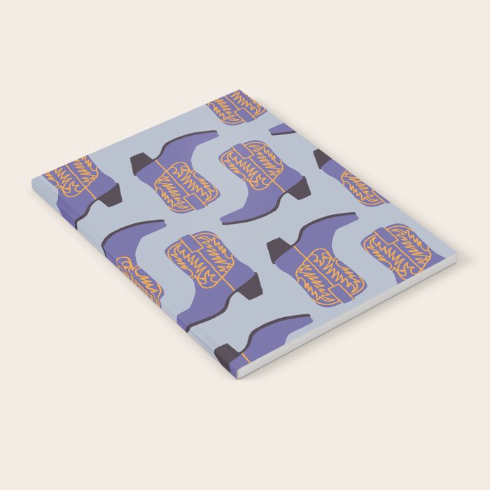 Purple Cowgirl Boot Notebook Gallery Image 2