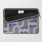 Purple Cowgirl Boot Laptop Sleeve Gallery Image 2