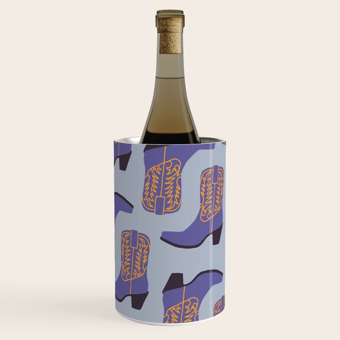 Purple Cowgirl Boot Wine Chiller Gallery Image 3