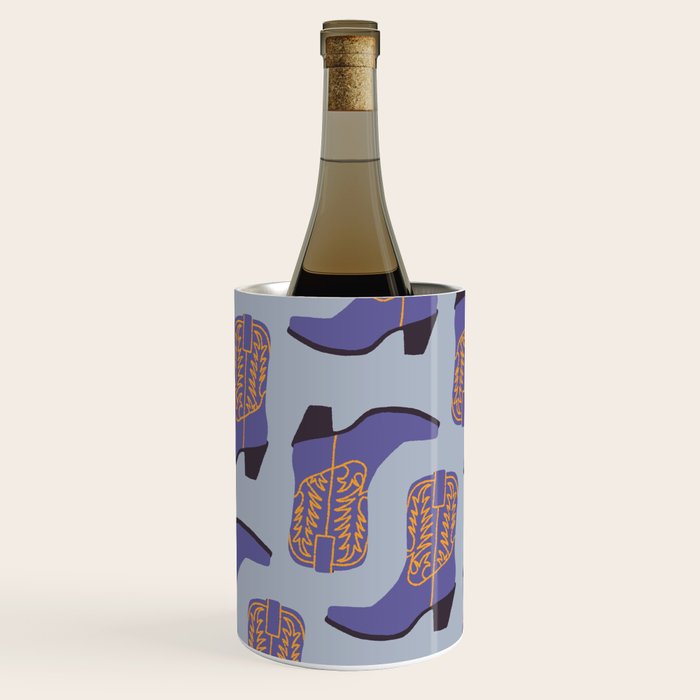 Purple Cowgirl Boot Wine Chiller Gallery Image 1