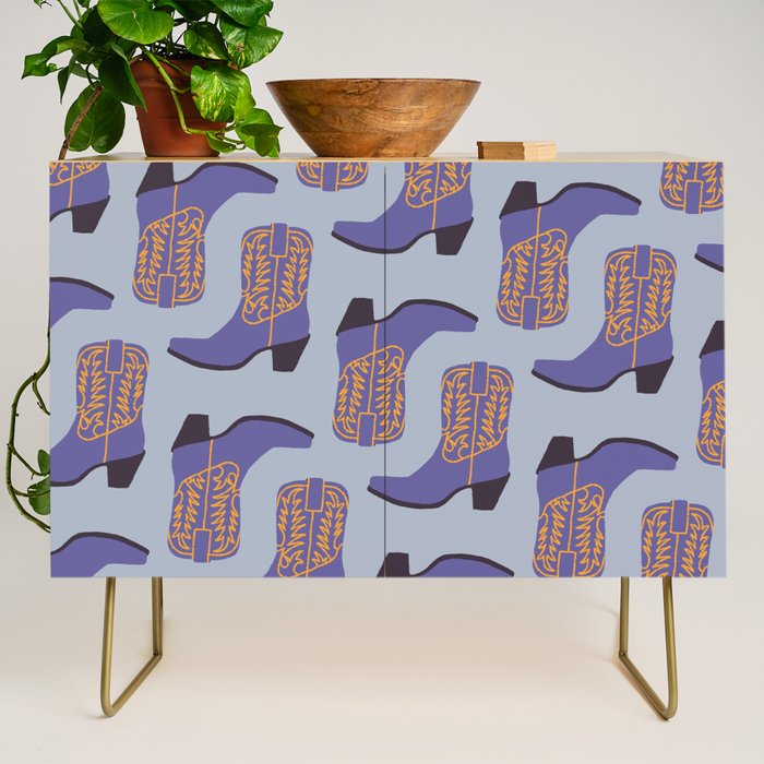 Purple Cowgirl Boot Credenza Gallery Image 1