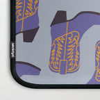 Purple Cowgirl Boot Laptop Sleeve Gallery Image 3