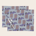 Purple Cowgirl Boot Placemat Gallery Image 1