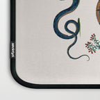 Albertus Seba Three Snakes And Floral Vines  Laptop Sleeve Gallery Image 3