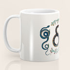 Albertus Seba Three Snakes And Floral Vines  Coffee Mug Gallery Image 3