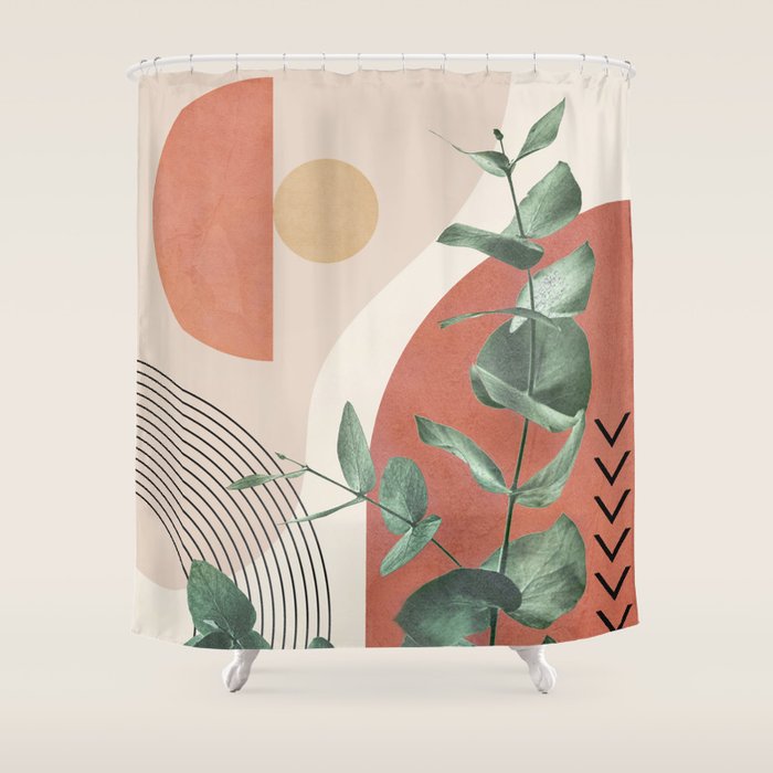 Nature Geometry IV Shower Curtain Gallery Image 1