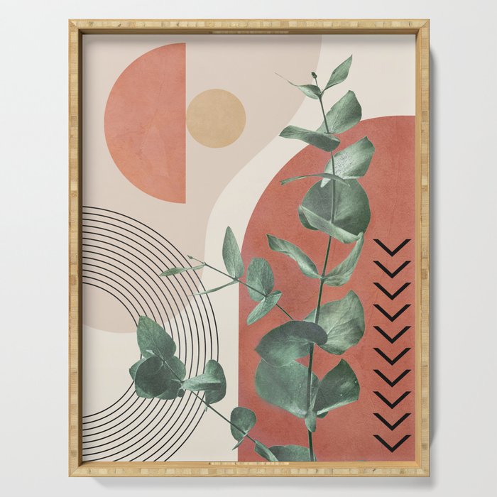 Nature Geometry IV Serving Tray Gallery Image 1