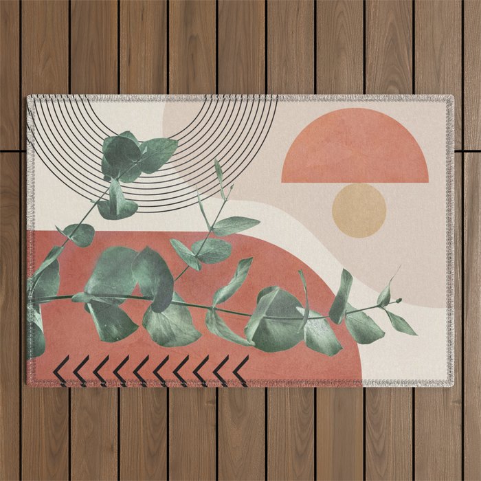 Nature Geometry IV Outdoor Rug Gallery Image 1