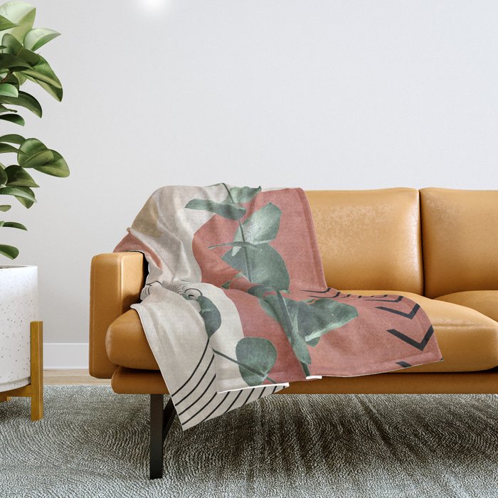 Nature Geometry IV Throw Blanket Gallery Image 1