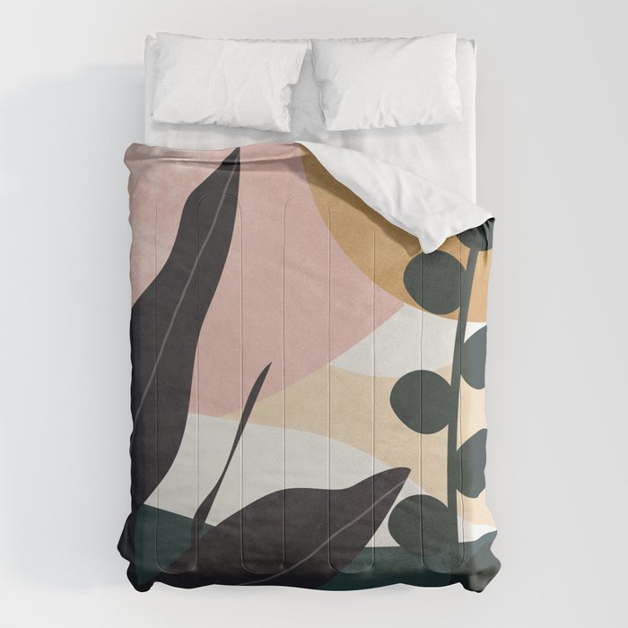 Abstract Landscape Comforter