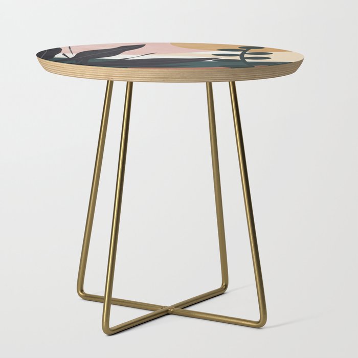 Abstract Landscape Side Table Gallery Image 1