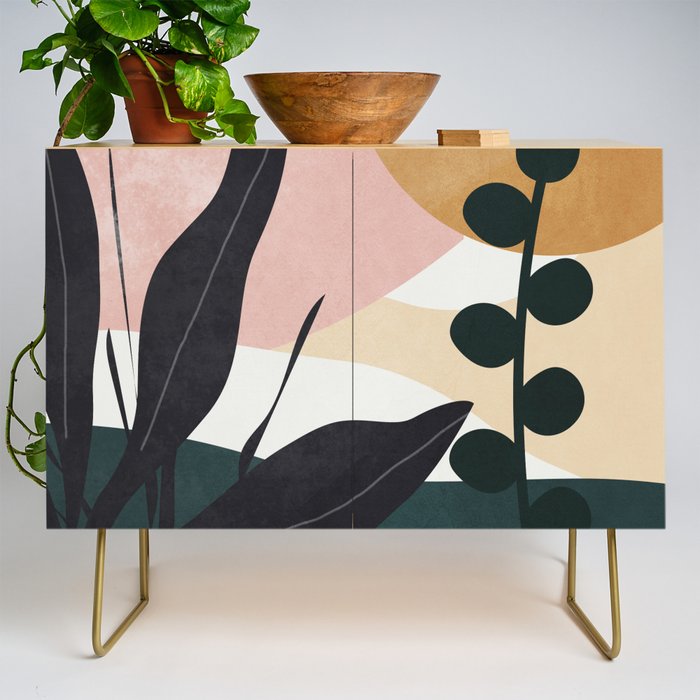 Abstract Landscape Credenza Gallery Image 1