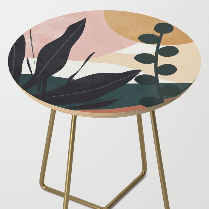 Abstract Landscape Side Table Gallery Image 2