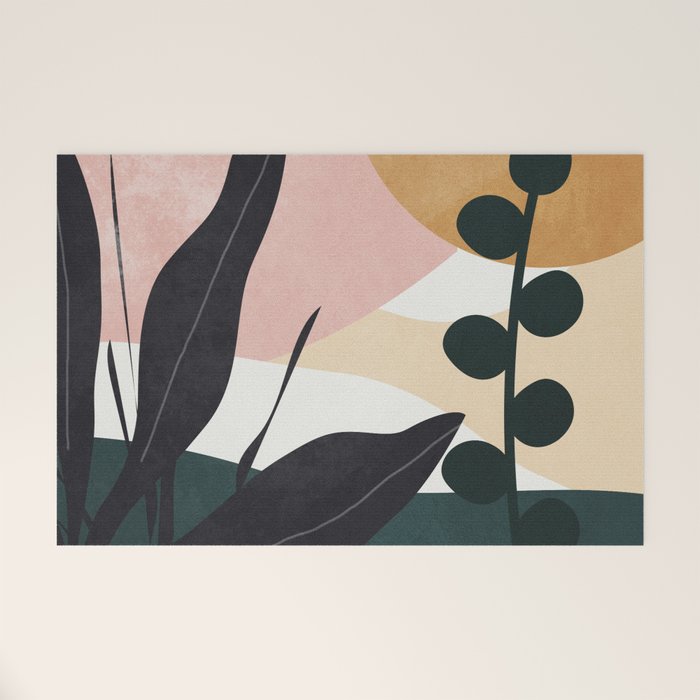 Abstract Landscape Welcome Mat Gallery Image 1