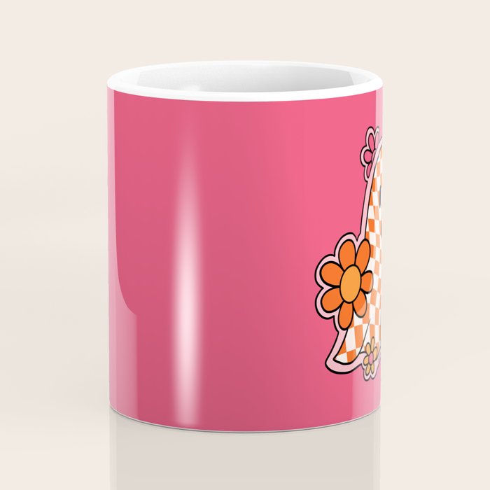 Checkerboard Ghost Coffee Mug Gallery Image 4