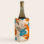 Foxes & Blooms - Tan & Blue Wine Chiller Gallery Image 3
