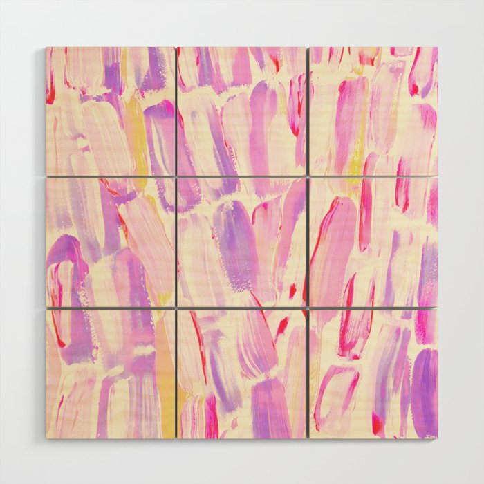 Peaches Sugarcane Wood Wall Art Gallery Image 1
