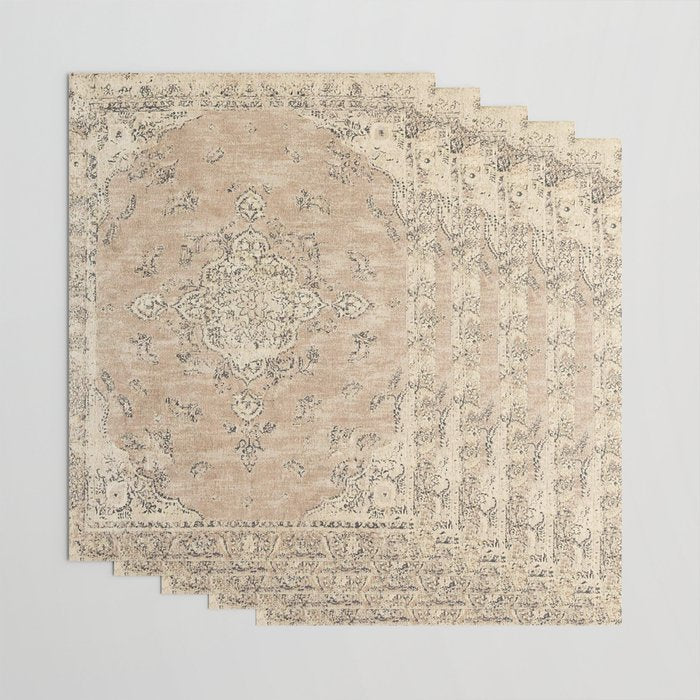 Heritage Vintage Rug Design Wrapping Paper Gallery Image 3